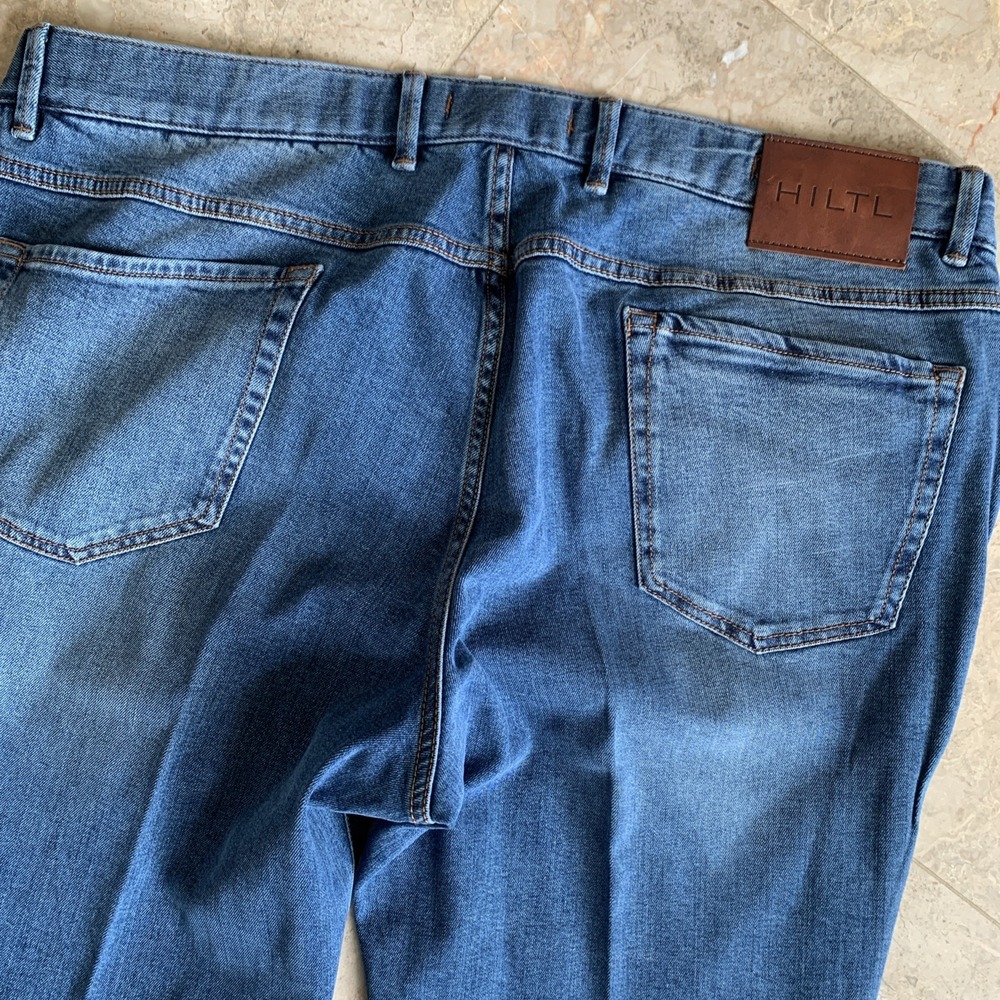 Hiltl Men's Beinkultur Seit 1955 Regular Fit Blue Jeans SIze 42/32 5 Pockets